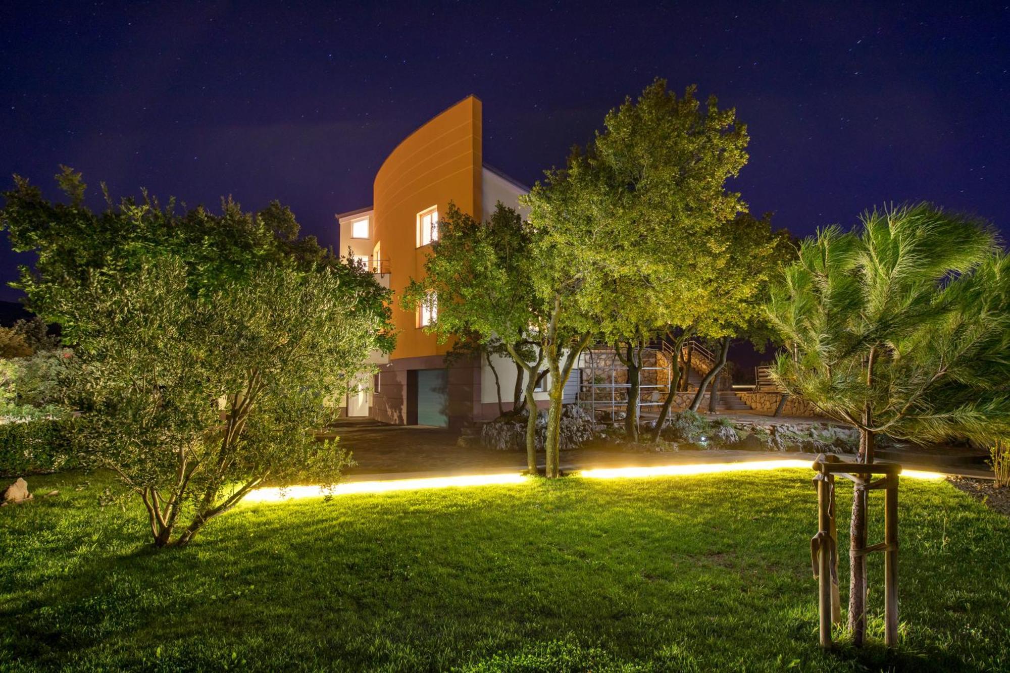 Luxury Villa Ostro With Pool & Krk Bridge View クラリェヴィツァ エクステリア 写真